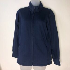 Russell Athletic Dark Blue‎ Track Jacket Full Zip Women's Large Athletic Sporty